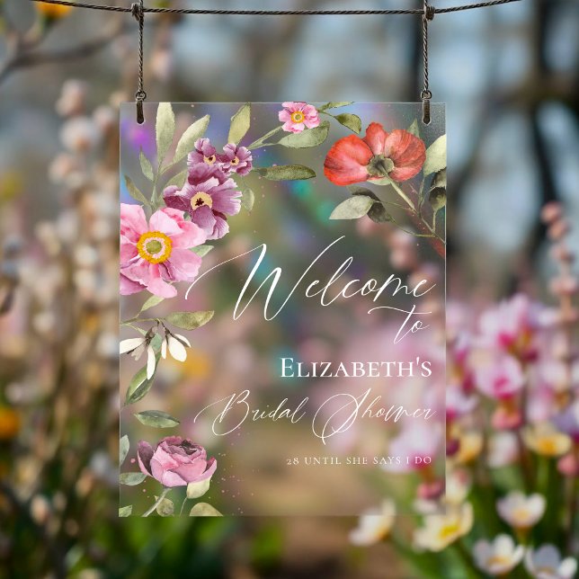 Panneau En Acrylique SYMBOLE ACrylique D'ACCUEIL DE Fête des mariées Fl (Créateur téléchargé)