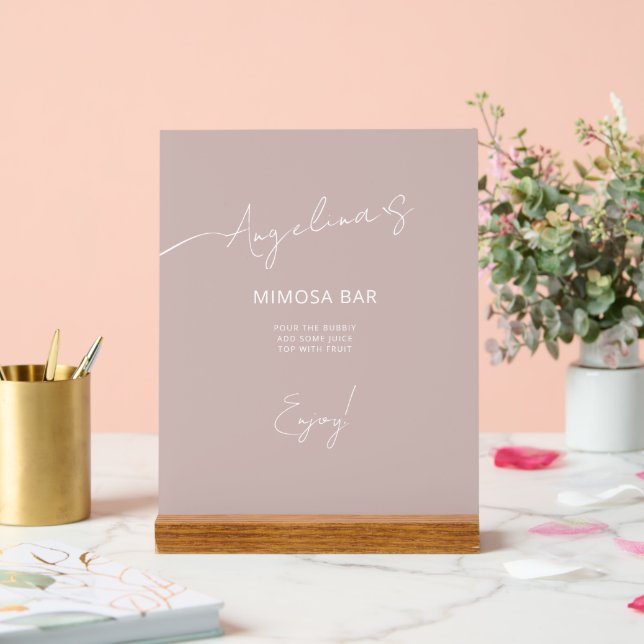 Panneau En Acrylique Symbole acrylique de la douche nuptiale (Mariage)