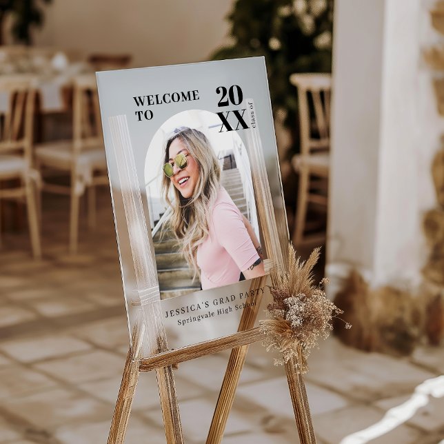 Panneau En Acrylique Symbole acrylique de la fête de graduation personn (Créateur téléchargé)