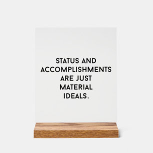 Panneau En Acrylique Symbole acrylique des Idéaux Matériaux