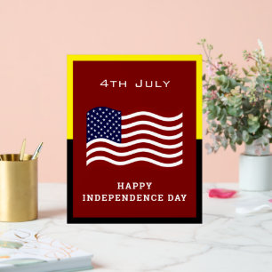 Panneau En Acrylique Symbole acrylique du Jour de l'Indépendance - USA 