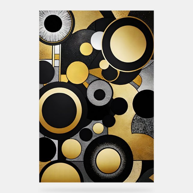 Panneau En Acrylique SYMBOLE ACrylique GoldRush 2 (Recto)