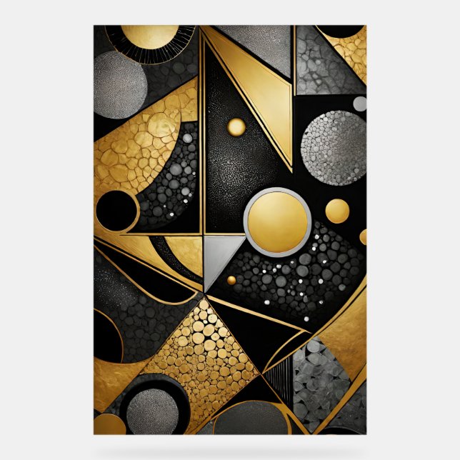 Panneau En Acrylique SYMBOLE ACrylique GoldRush 5 (Recto)