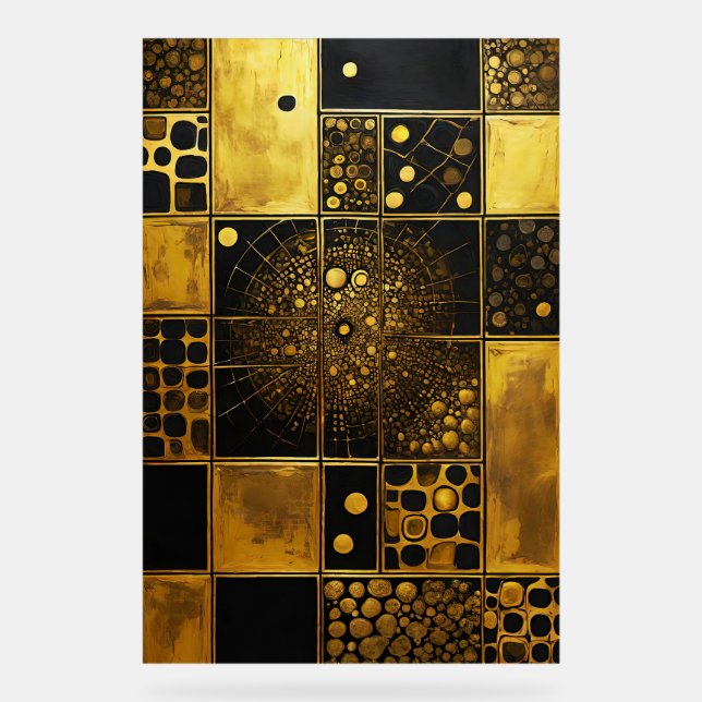 Panneau En Acrylique SYMBOLE ACrylique GoldRush 6 (Recto)