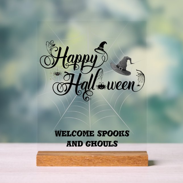Panneau En Acrylique SYMBOLE ACrylique Halloween (Neutre)