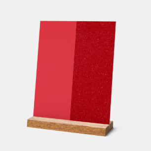 Panneau En Acrylique Symbole acrylique moderne à fente rouge tomate - P