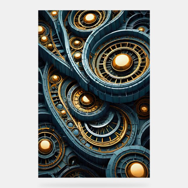 Panneau En Acrylique SYMBOLE ACrylique Mutant 1 (Recto)