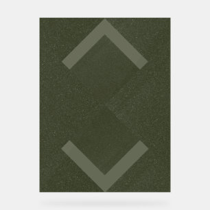 Panneau En Acrylique Symbole acrylique textuel de la mousse géométrique