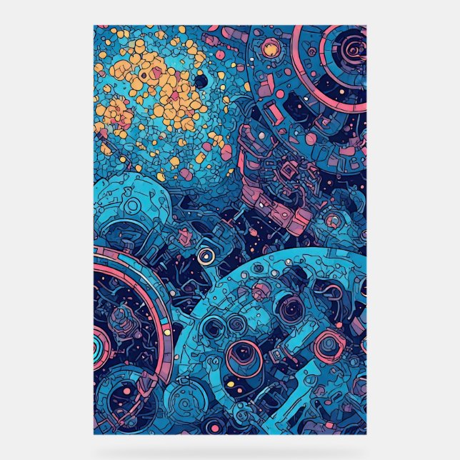 Panneau En Acrylique Symbole acrylique V-Pulse 4 (Recto)