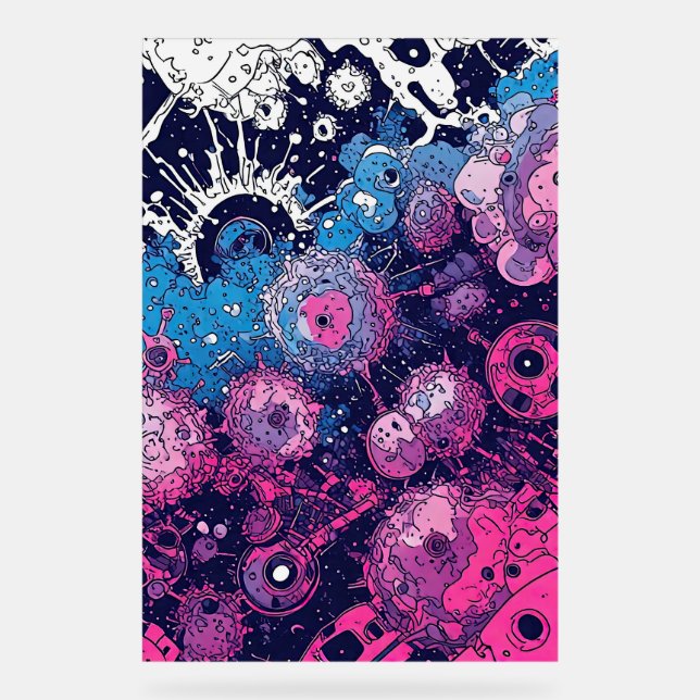 Panneau En Acrylique Symbole acrylique V-Pulse 5 (Recto)