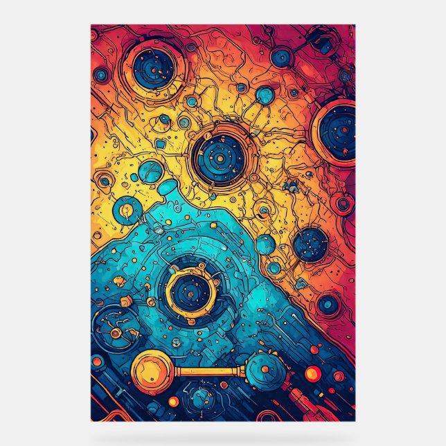 Panneau En Acrylique Symbole acrylique V-Pulse 7 (Recto)