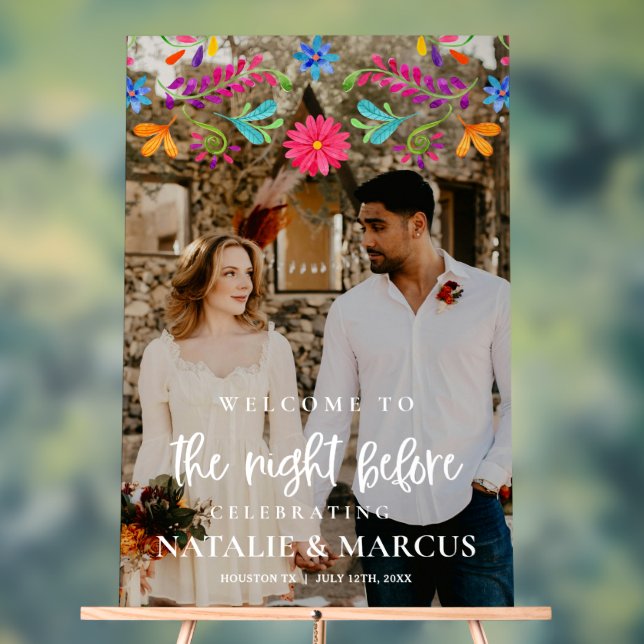 Panneau En Acrylique Symbole de bienvenue Acrylique La Nuit Avant Le Ma (Neutre)