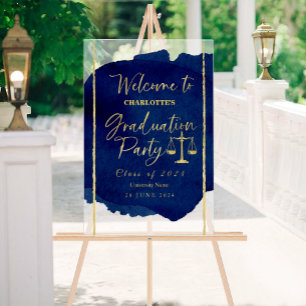 Panneau En Acrylique Symbole de la fête d'accueil acrylique   Graduatio