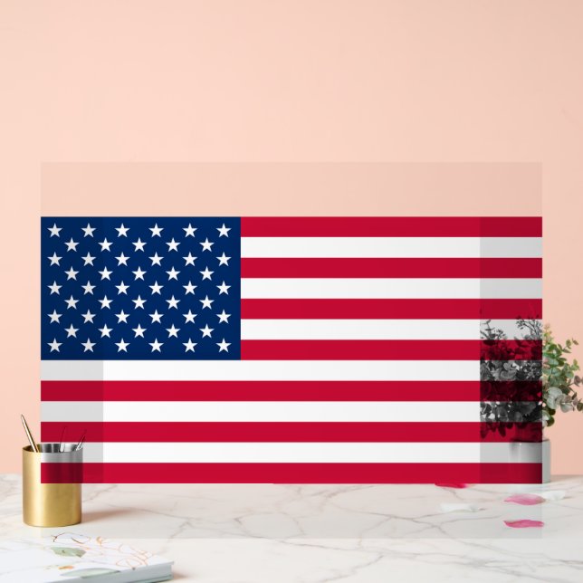 Panneau En Acrylique SYMBOLE Drapeau ACrylique USA Patriotique (Mariage)