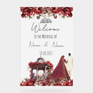 Panneau En Acrylique Symbole Mariage acrylique floral islamique