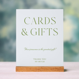 Panneau En Acrylique Symbole Mariage Acrylique Vert & Bleu Cartes & Cad