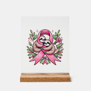Panneau En Acrylique T-Shirt Ruban de la Paresse pour la Sensibilisatio