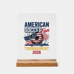 Panneau En Acrylique T-shirt vintage tournoi de football américain 2026