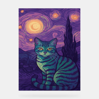 Panneau En Acrylique tabby cat