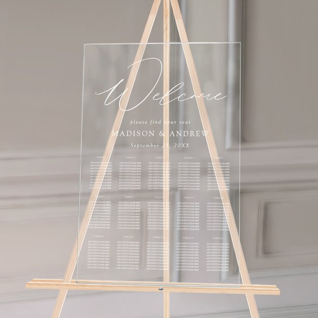 Panneau En Acrylique Tableau de siège élégant et élégant (Créateur téléchargé)