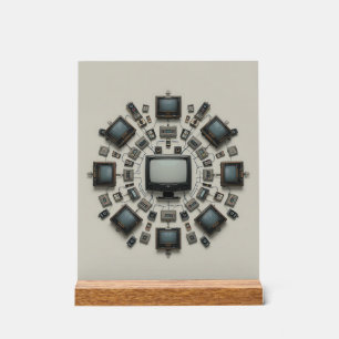 Panneau En Acrylique Tech Mandala: A Fusion of Eras