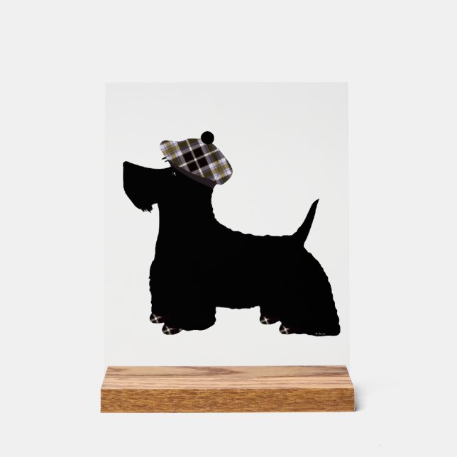 Panneau En Acrylique Terrier écossais (Recto)