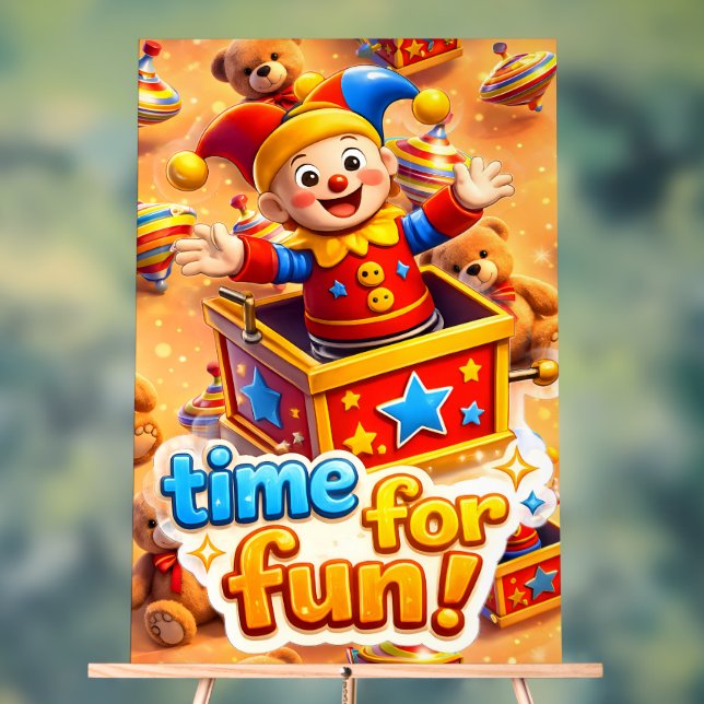 Panneau En Acrylique The jesters grand toybox toybox party (Neutre)