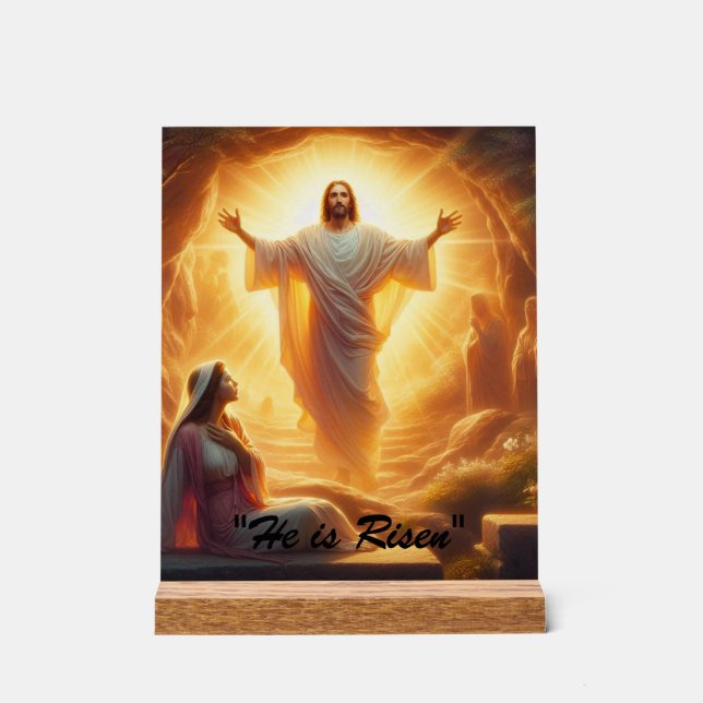Panneau En Acrylique The Resurrection Light: Jesus Christ Rises (Recto)