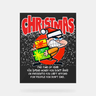 Panneau En Acrylique The tote bag for people who don't like Christmas