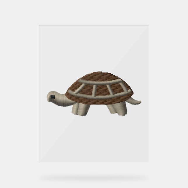 Panneau En Acrylique Tortue (Recto)