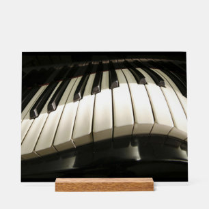 Panneau En Acrylique Touches de piano Abstraites