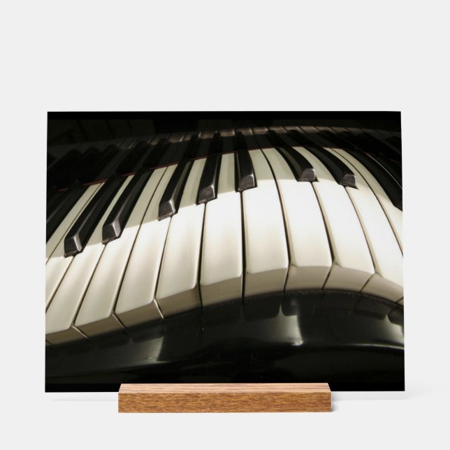 Panneau En Acrylique Touches de piano Abstraites (Recto)