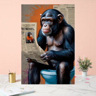 Panneau En Acrylique Trône Majestueux - Art Pop Réaliste