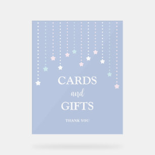 Panneau En Acrylique Twinkle Little Stars Baby showers cartes et cadeau