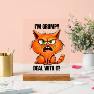 Panneau En Acrylique Un art de mots grincheux