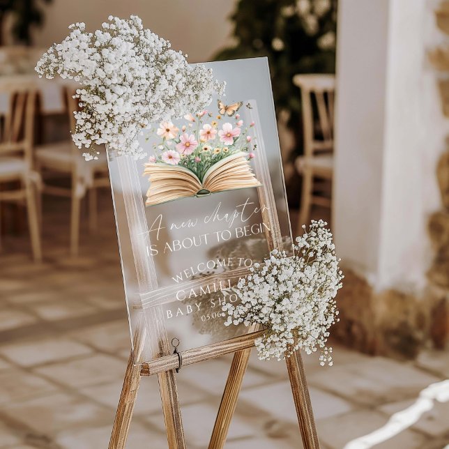 Panneau En Acrylique Un Nouveau Chapitre Est Sur Le Point De Commencer  (Créateur téléchargé)