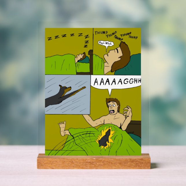 Panneau En Acrylique Un réveil douloureux (Neutre)