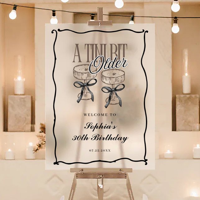 Panneau En Acrylique Un Tini Un Peu Plus Ancien Espresso Martini Accuei (Créateur téléchargé)