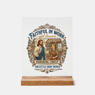 Panneau En Acrylique Vendeur d'artisanat Jésus Etsy Fabricant de chemis