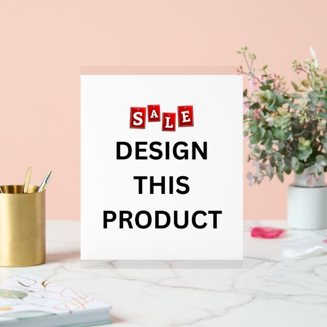 Panneau En Acrylique VENTE ! Signal acrylique 8" x 10" - Personnalisé (Mariage)