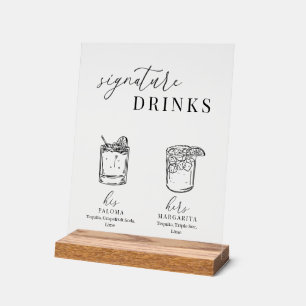 Panneau En Acrylique Verre noir & blanc élégant et moderne