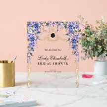 Vintage Blue Florals Bridgerton Fête des mariées