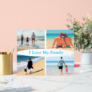 Panneau En Acrylique Votre collection de photos de famille signature ac