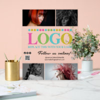Votre logo Photos QR Code Social Media Promo