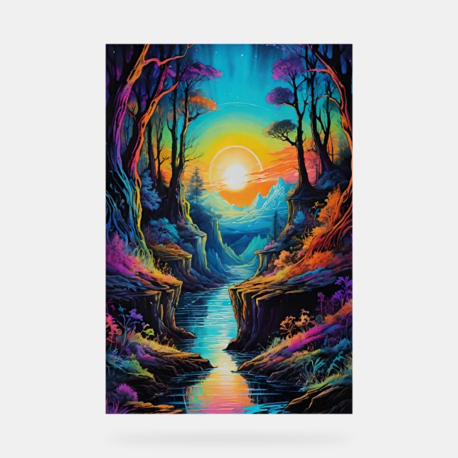 Panneau En Acrylique voyage naturel (Recto)