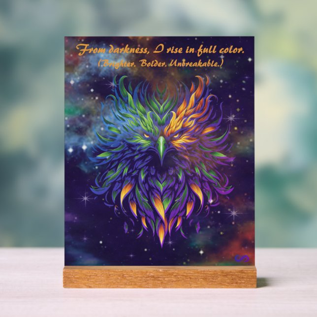 Panneau En Acrylique VTVR-PHOENIX6-BLUPUR-AS - Acrylic Sign (Neutre)