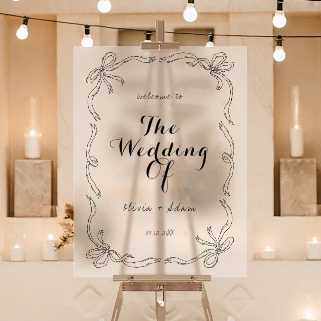 Panneau En Acrylique Whimsical Quirky Main Draw Bienvenue (Créateur téléchargé)