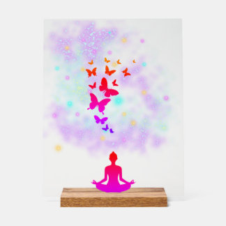 PANNEAU EN ACRYLIQUE YOGA