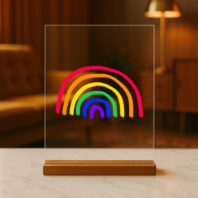 Panneau En Acrylique Your Child's | Upload Kids Drawing (Créateur téléchargé)