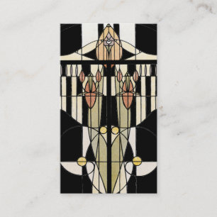 Panneau en verre vintage de la carte de profil noi